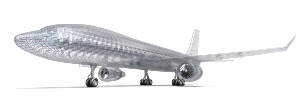 Modell eines Flugzeugs